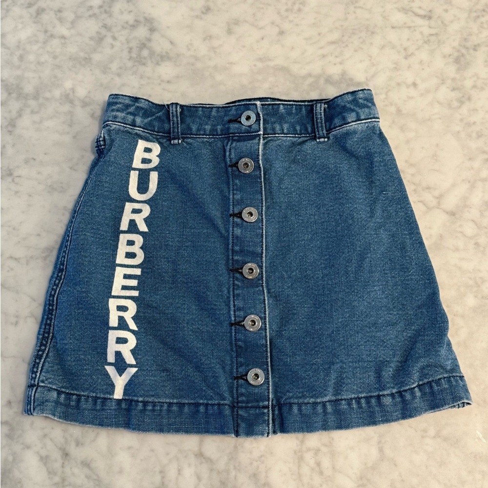 Burberry Logo Denim Skirt Women’s/Girls Size 10Y(XS/S Women’s)